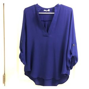 Lush brand royal blue blouse.